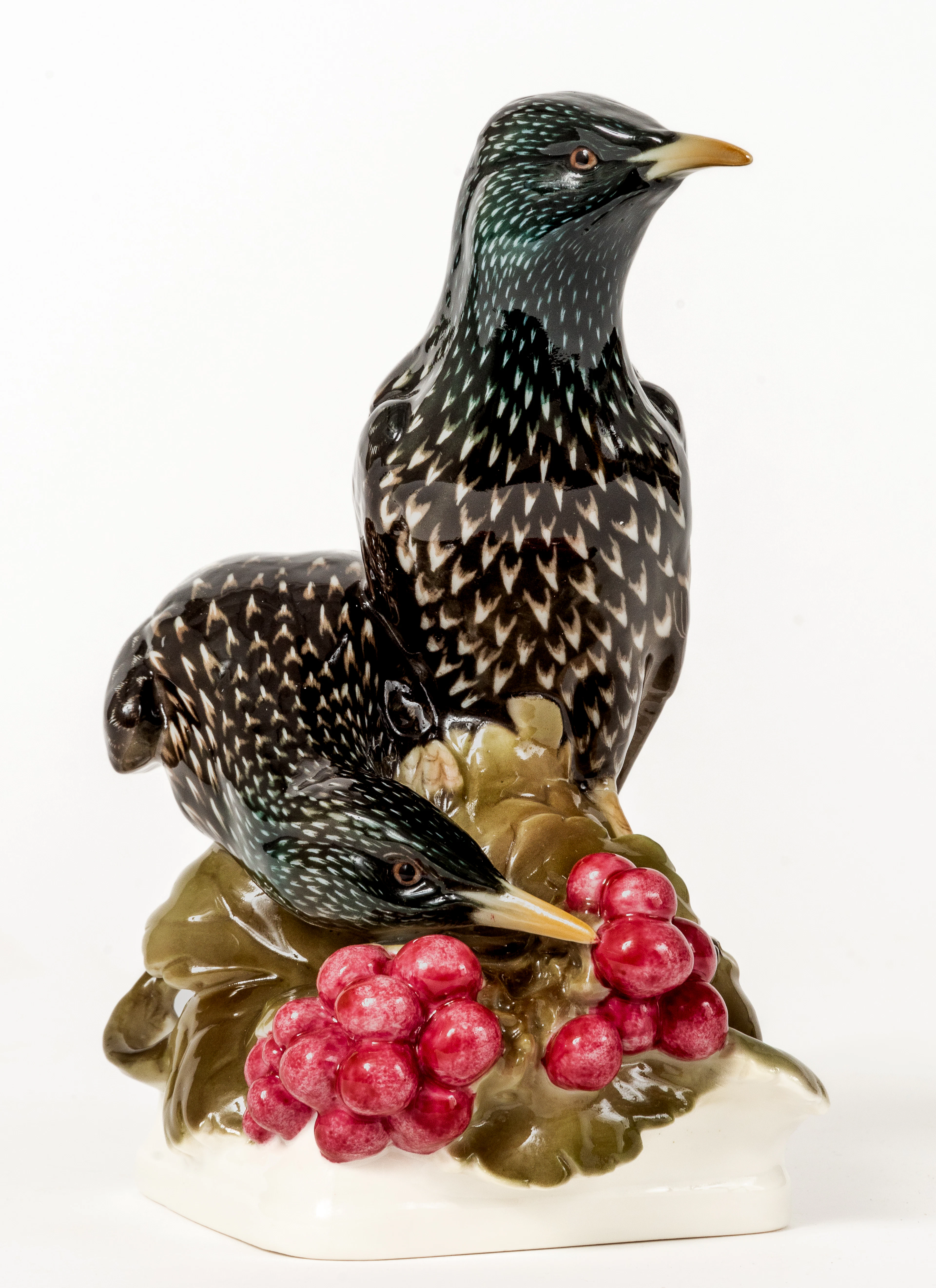 Lot 242: A PAIR OF STARLINGS