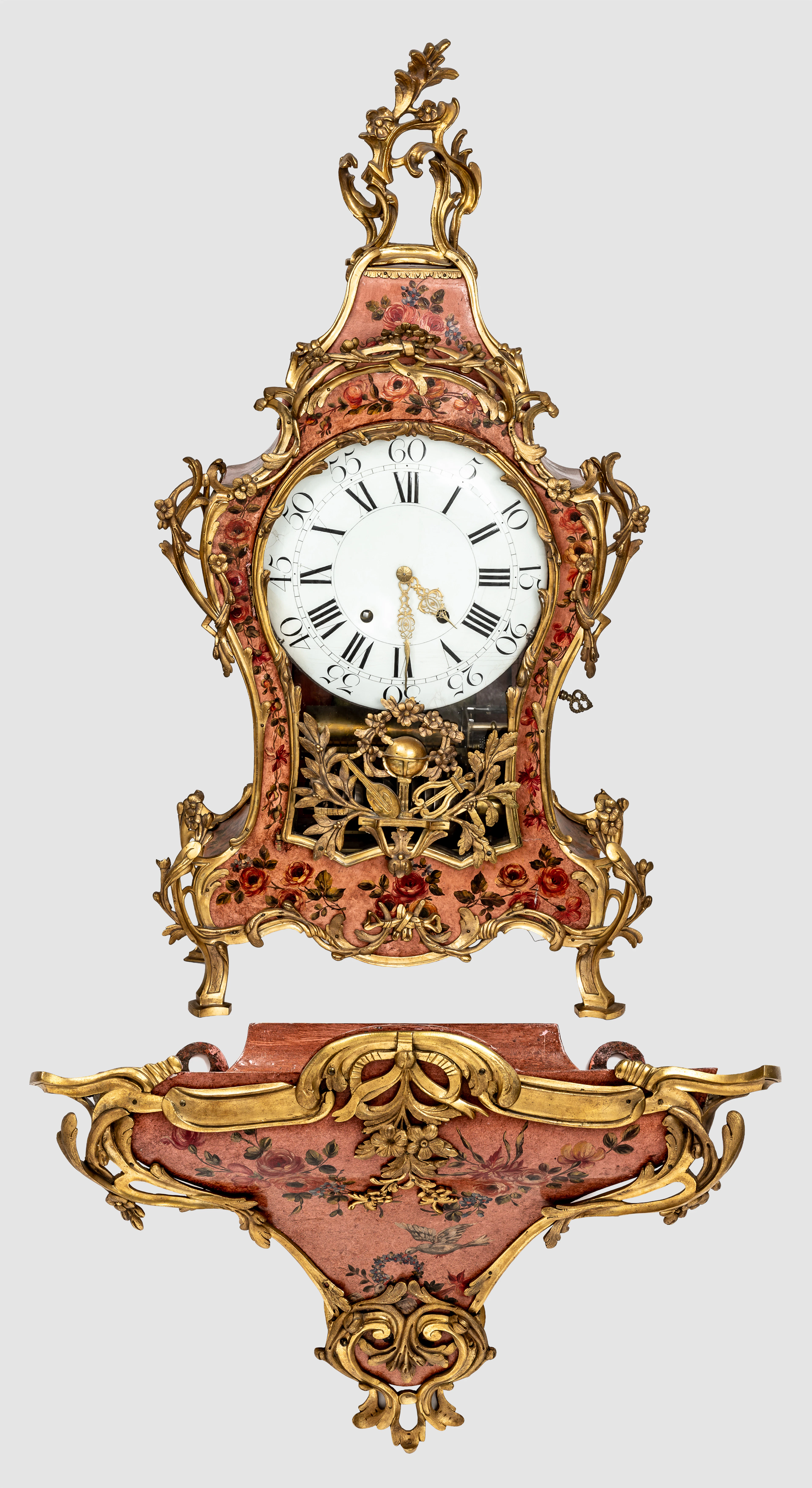 Lot 318: (150) IMPORTANT CLOCK WITH CARILLON, SIGNED JOSUE ROBERT (1691-1771)