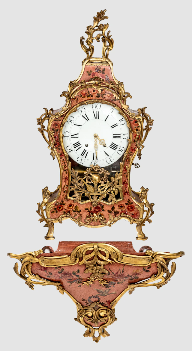 Lot 318: (150) IMPORTANT CLOCK WITH CARILLON, SIGNED JOSUE ROBERT (1691-1771)