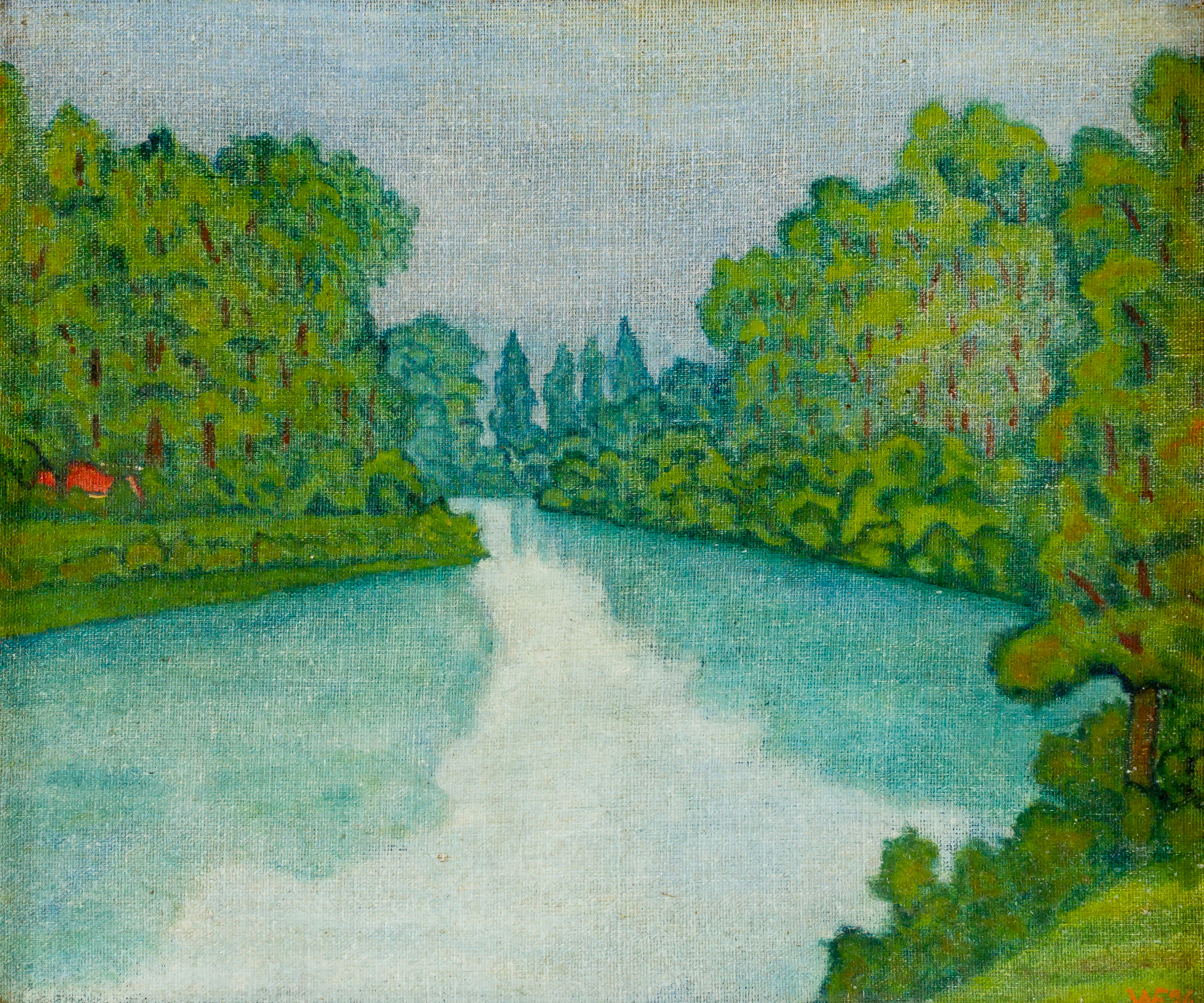 Lot 814: UNKNOWN ARTIST (monogram WAF)