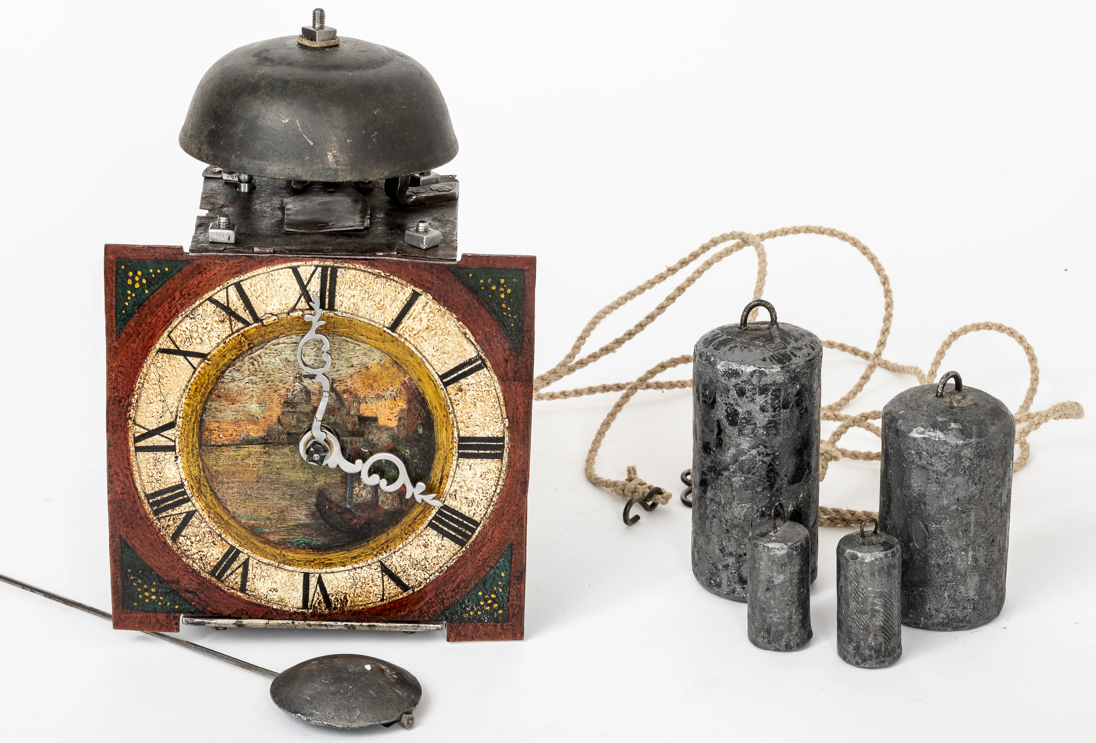 Lot 316: IRON CLOCK