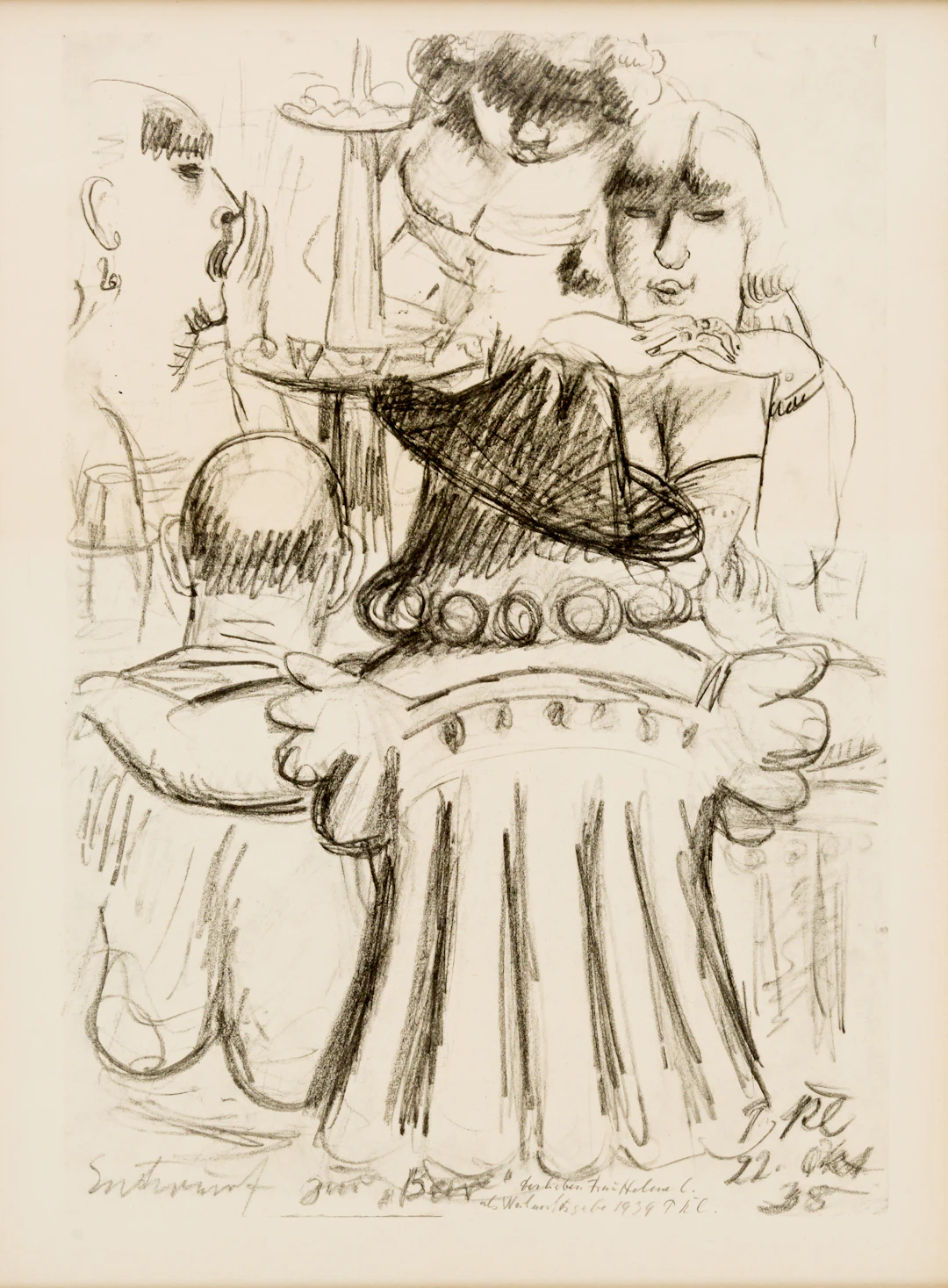 Lot 702: Paul KLEINSCHMIDT (1883-1949) Entwurf zur "Bar"