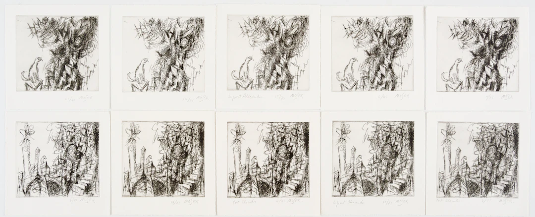 Lot 628: Wilfrid MOSER (1914-1997)