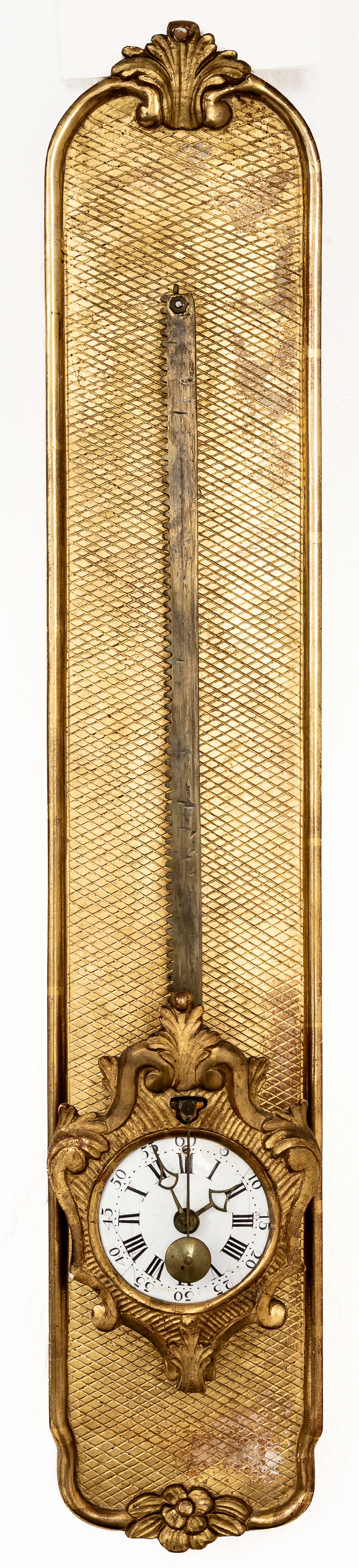 Lot 317: (212) SAW-TOOTH OR RACK-AND-PINION CLOCK