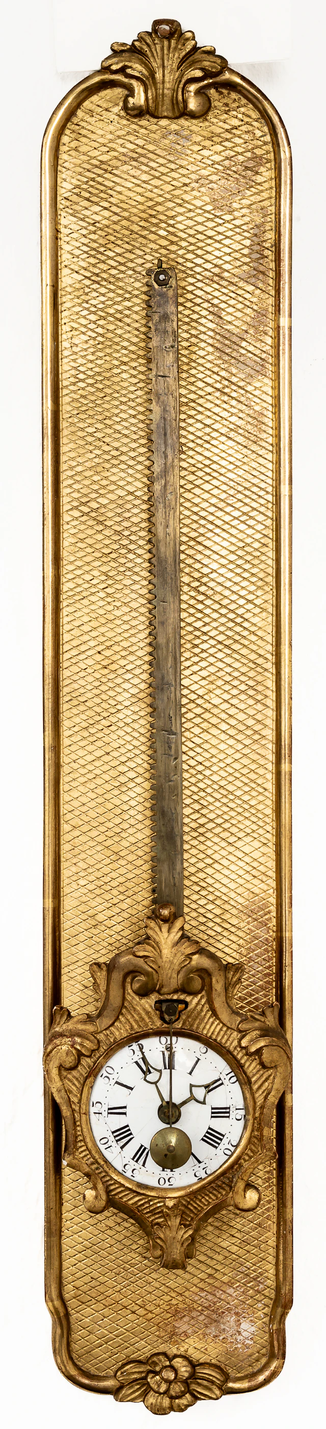 Lot 317: (212) SAW-TOOTH OR RACK-AND-PINION CLOCK