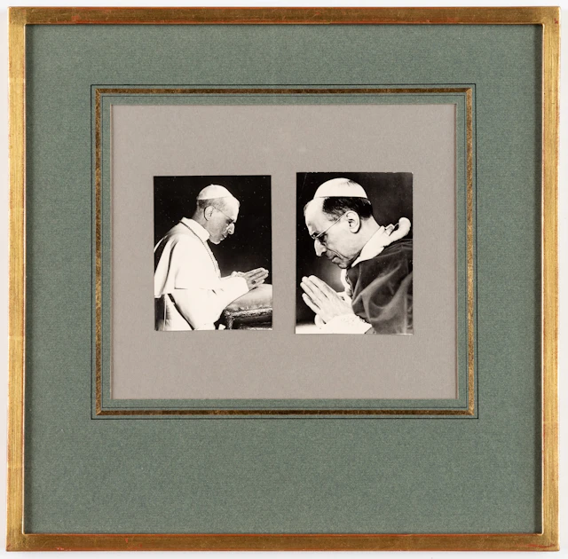 Lot 714: COLLECTION OF PHOTOGRAPHS OF POPE PIUS XI AND POPE PIUS XII