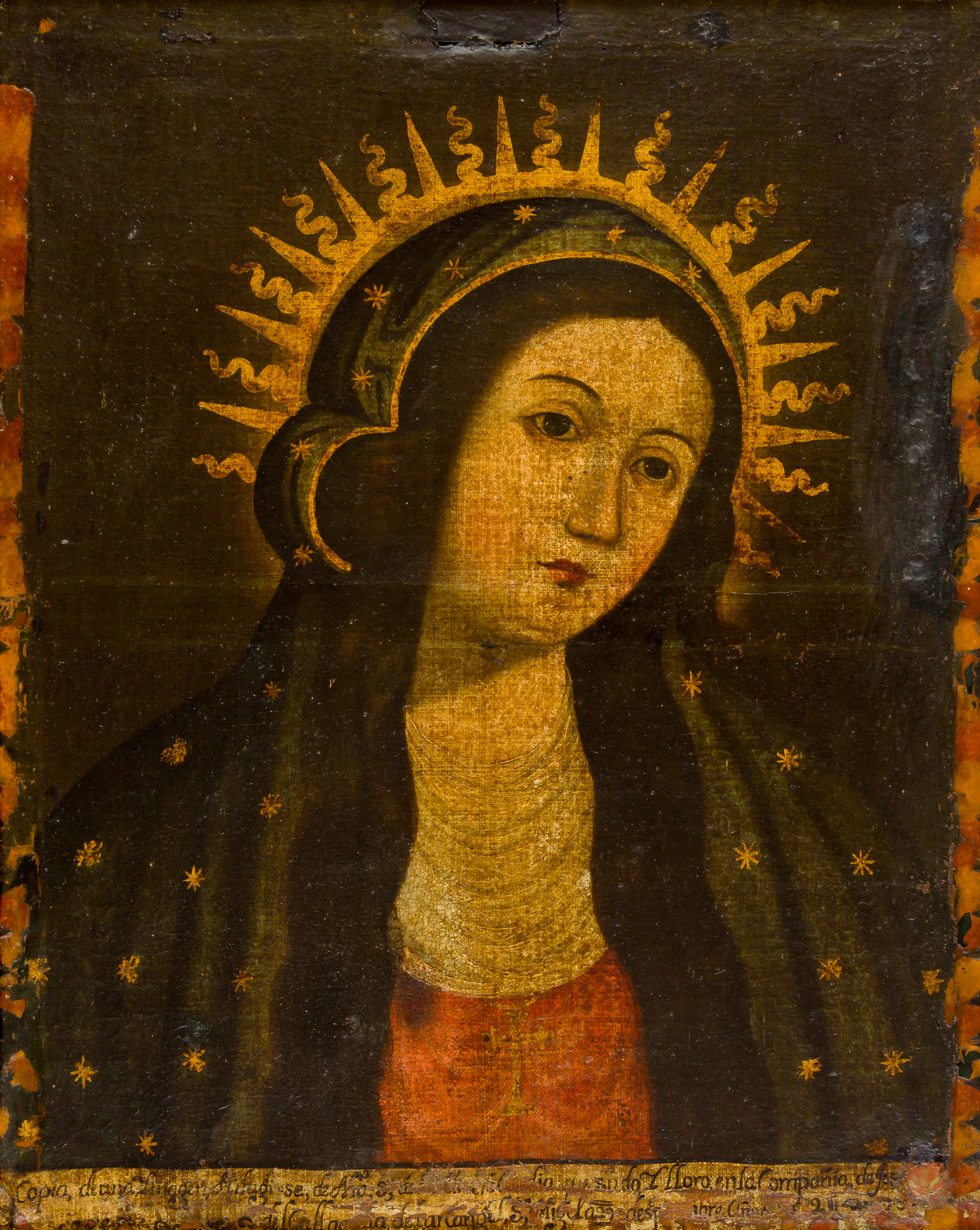 Lot 413: ''VIRGEN DE LA MISERICORDIA DEL CALLAO'