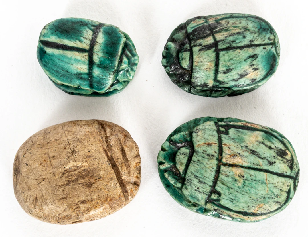 Lot 70: 4 SCARABS