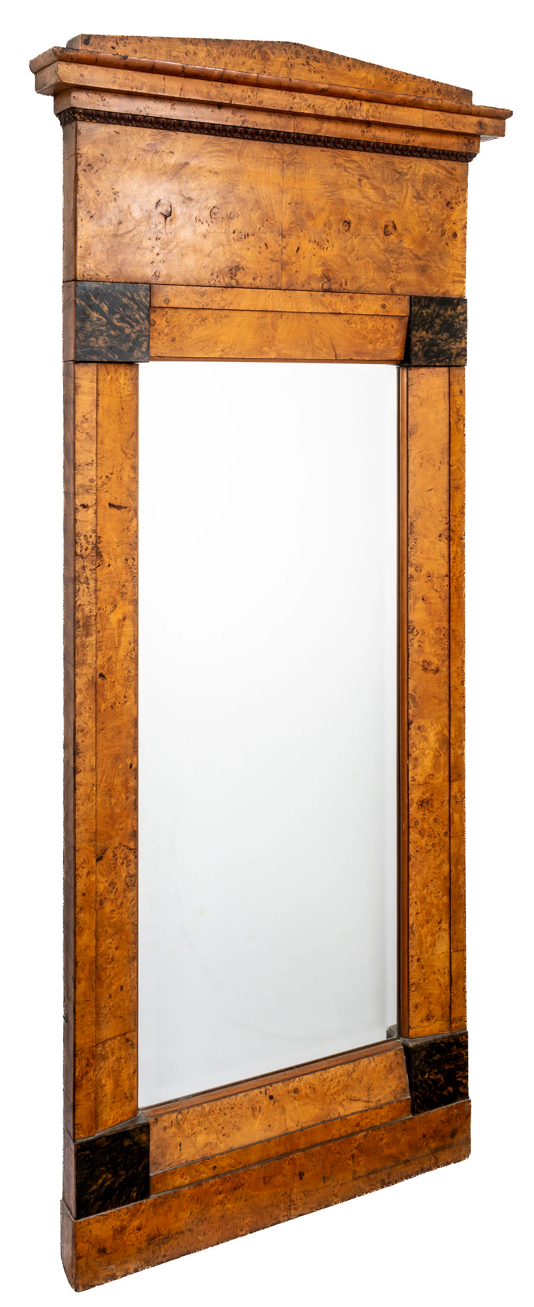 Lot 349: BIERDERMEIER WALL MIRROR