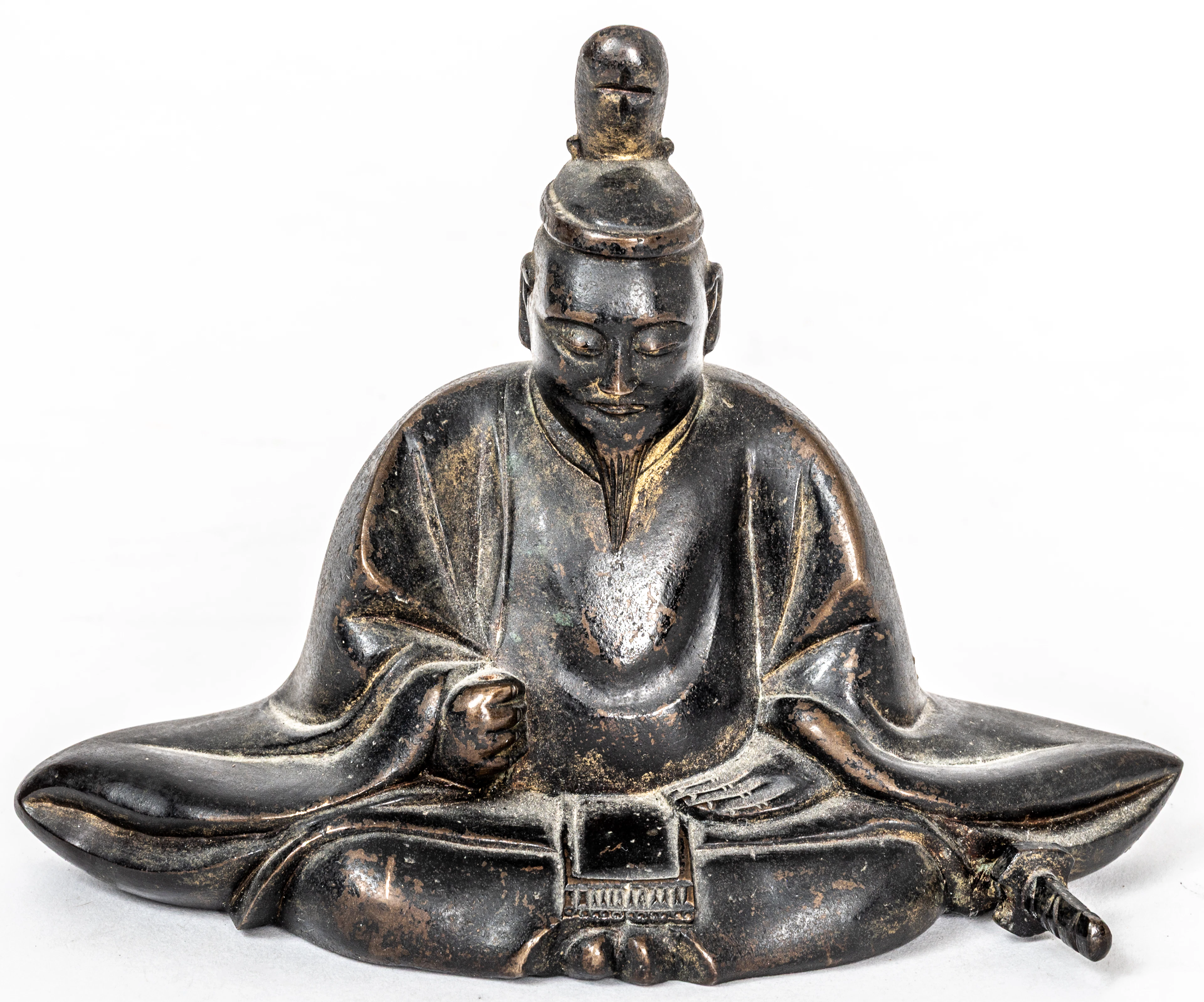 Lot 43: SEATED JAPANESE FIGURE