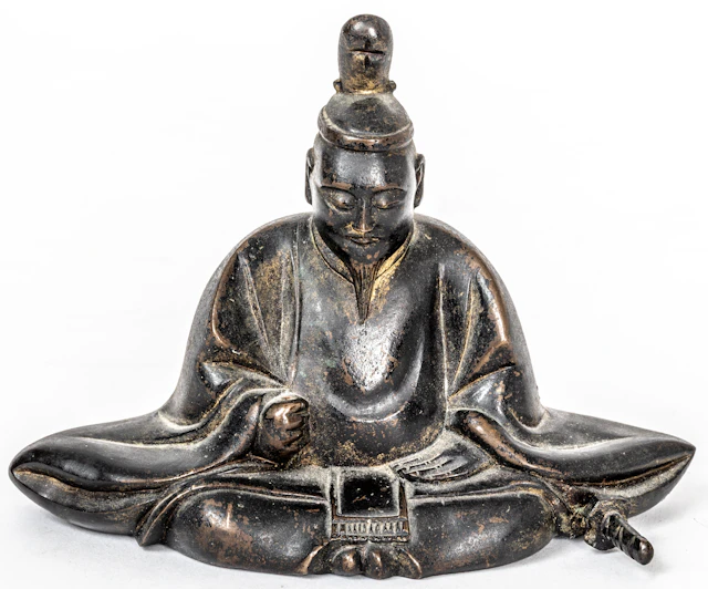 Lot 43: SEATED JAPANESE FIGURE