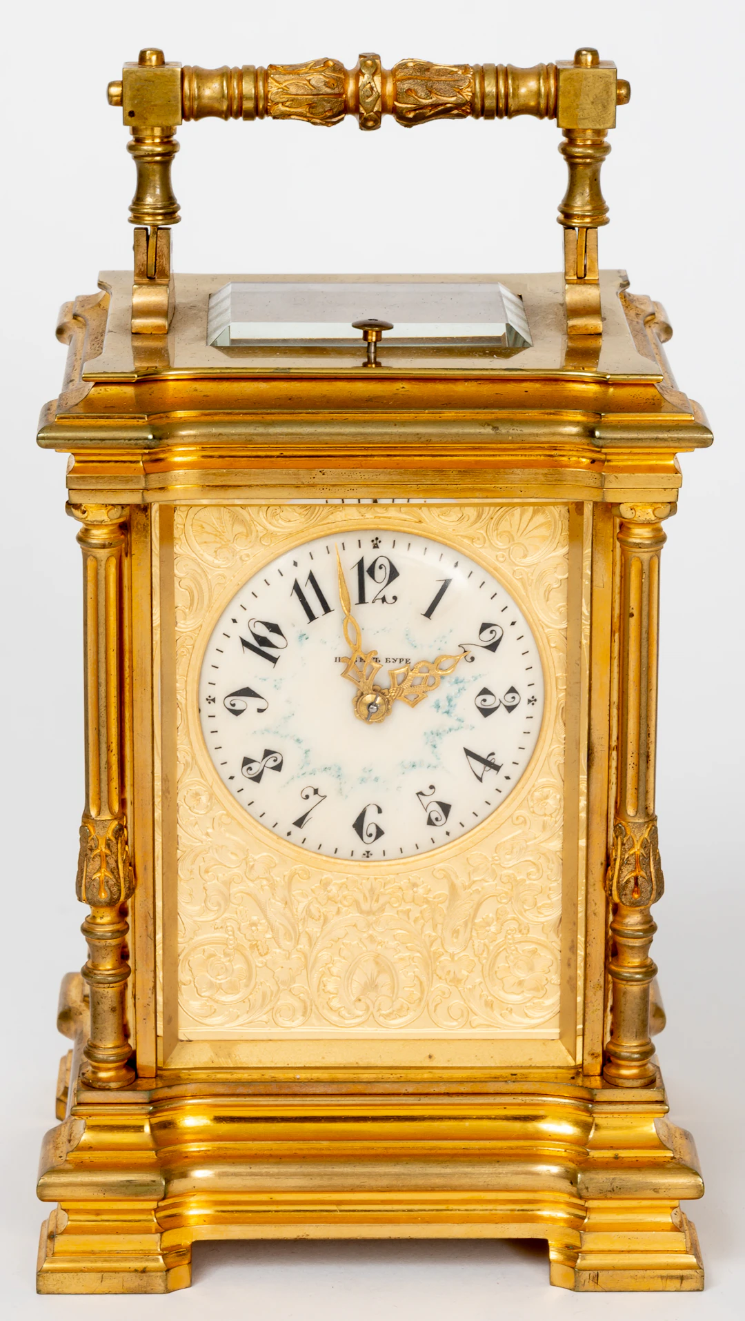 Lot 322: (142) PAVEL BURE TRAVEL CLOCK FOR THE RUSSIAN MARKET