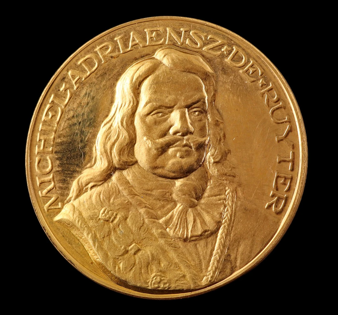Gouden (.900) penning Michiel de Ruyter