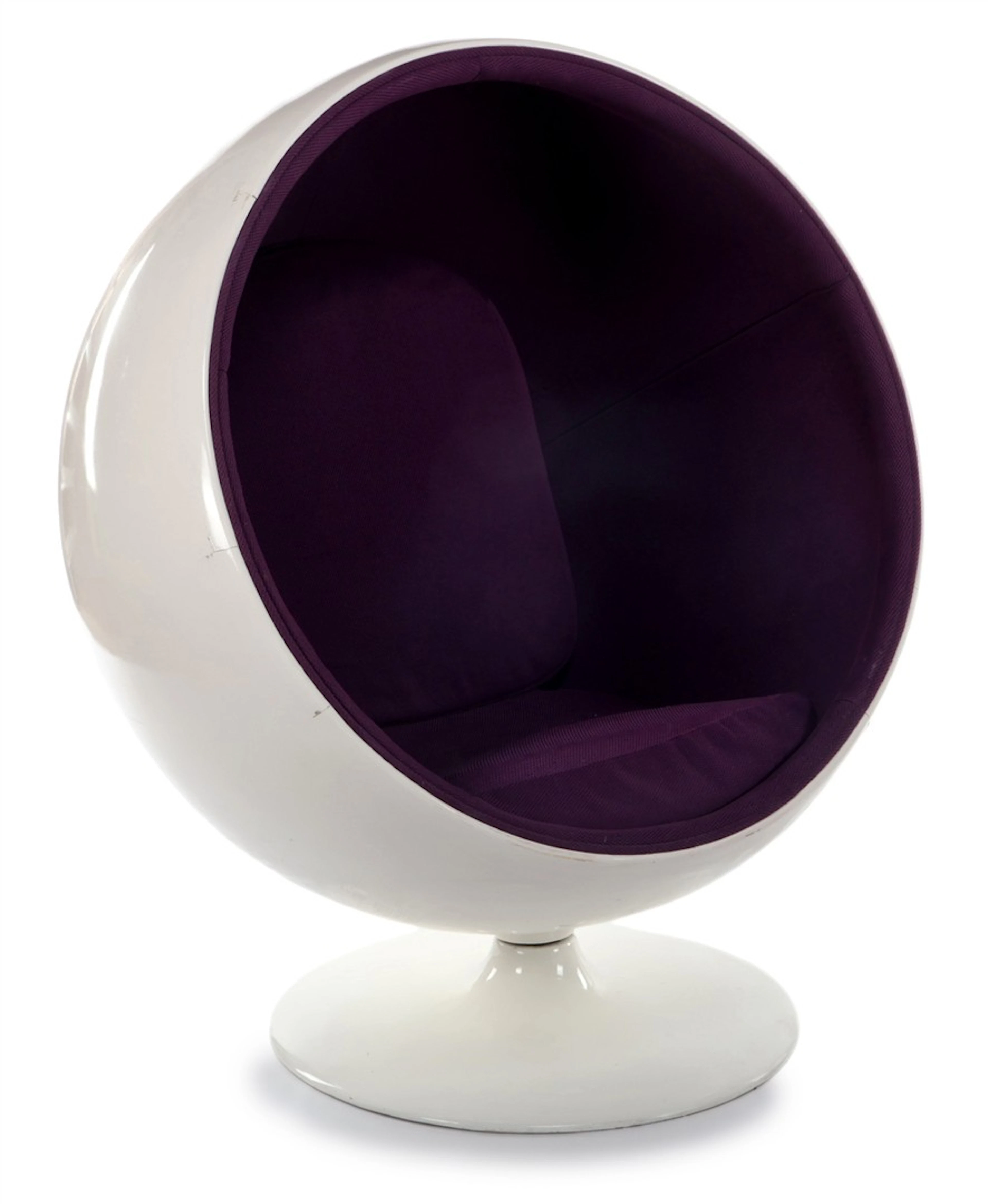 Space Age-stijl draaibare kunststof 'Egg'-model draaibare...
