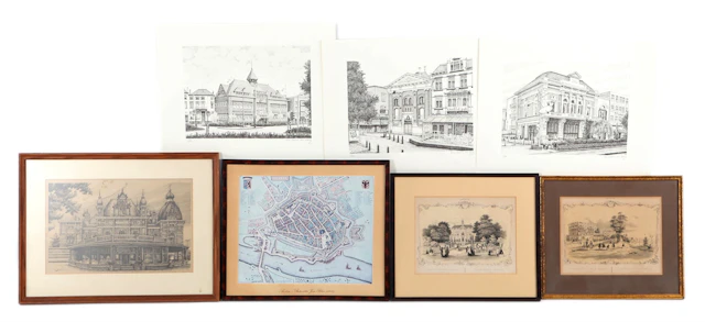 7 diverse wanddecoraties van Arnhem