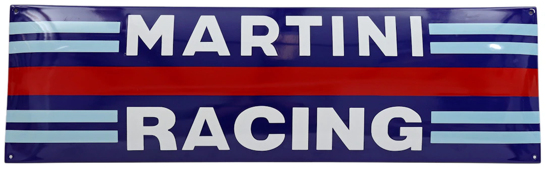 Geëmailleerd reclamebord Martini Racing