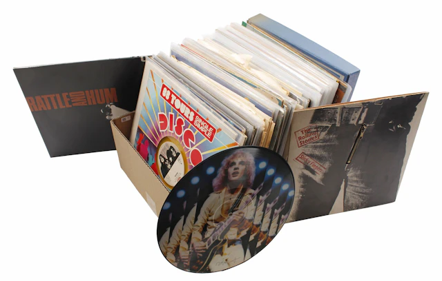 Doos diverse LP's waaronder Queen