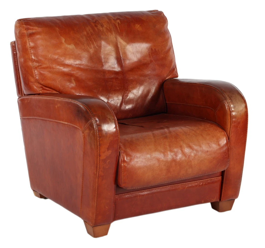 Lederen fauteuil