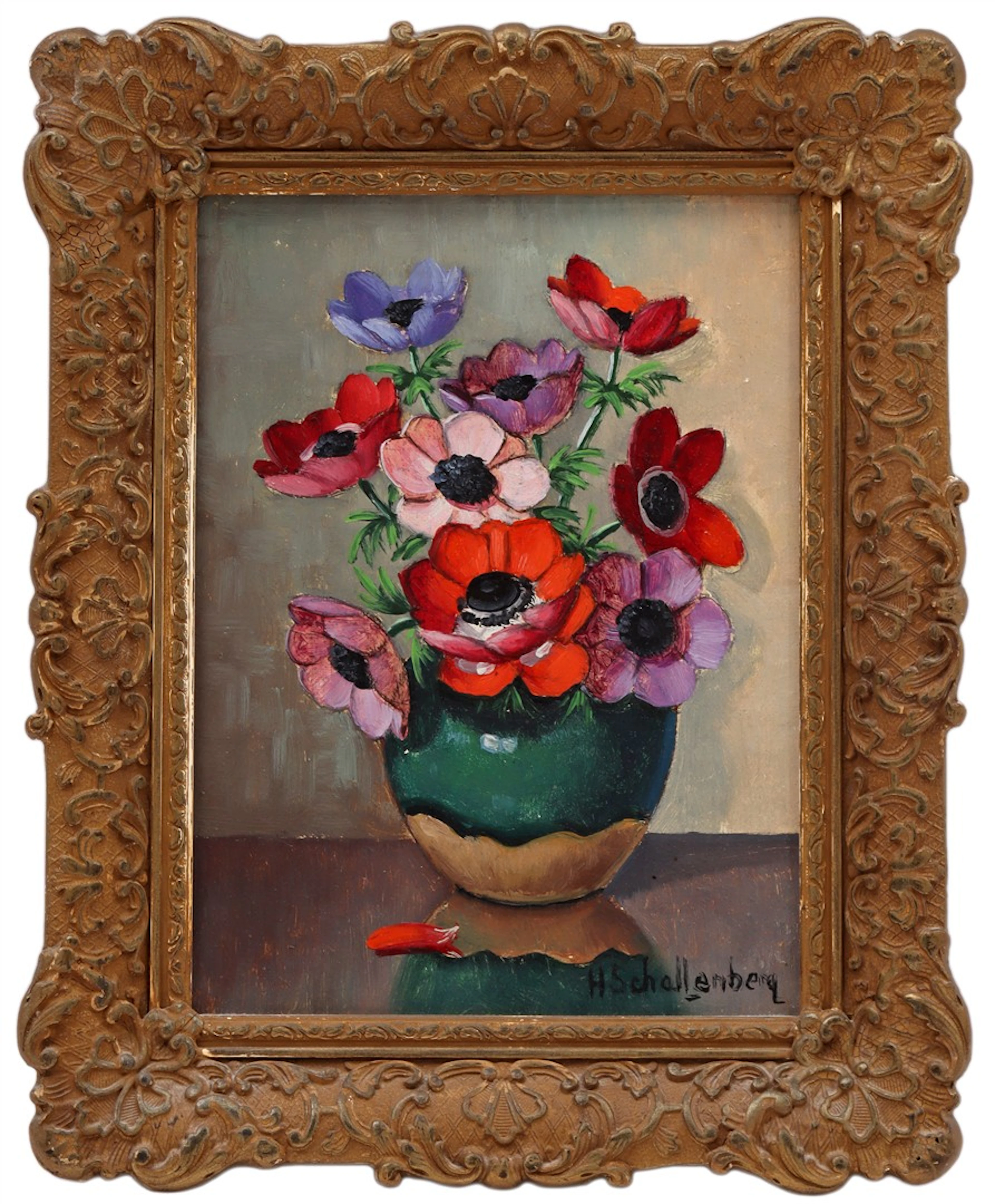 Annemonen in pot