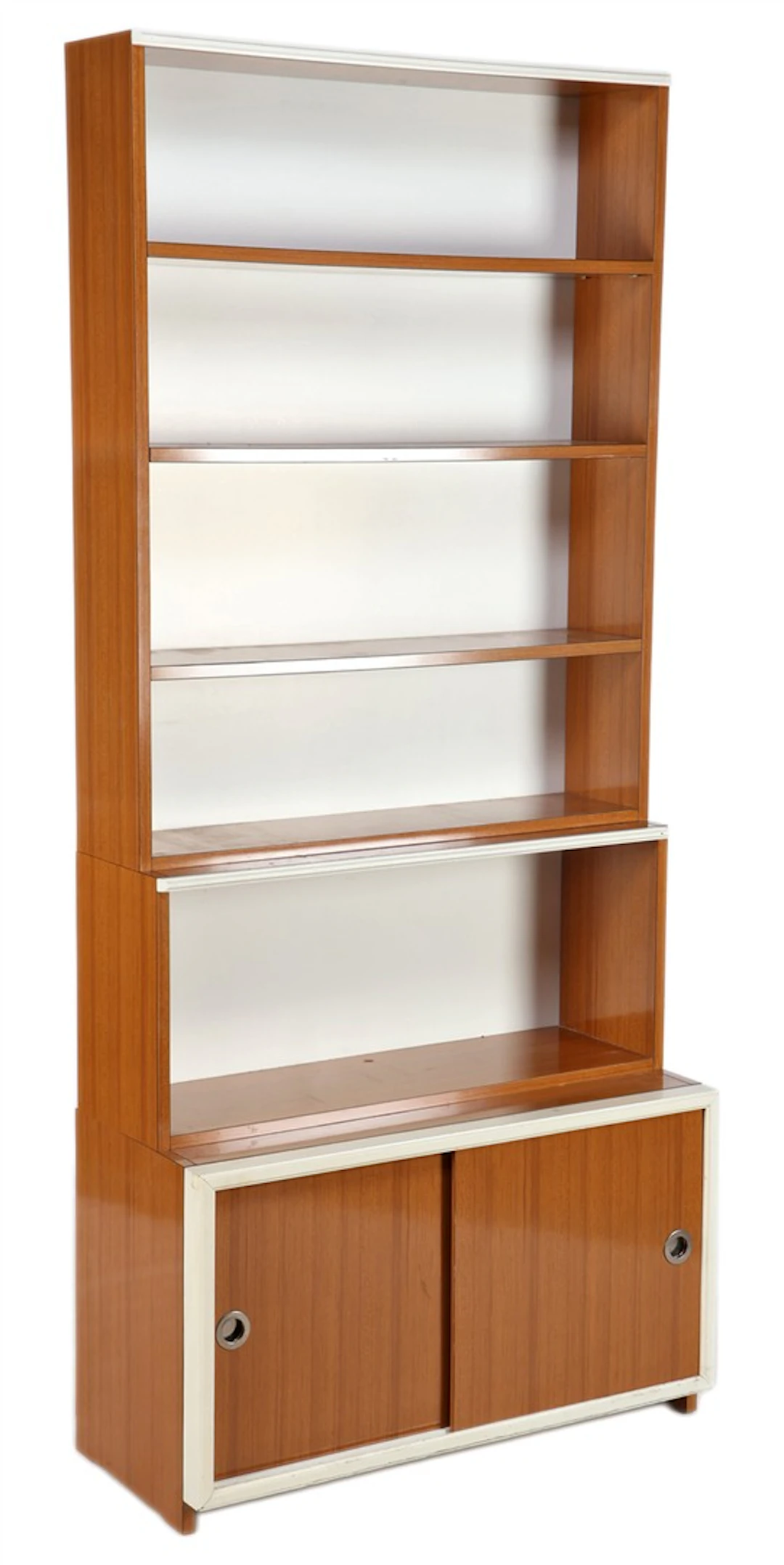 3-delige formicakast met schuifdeuren