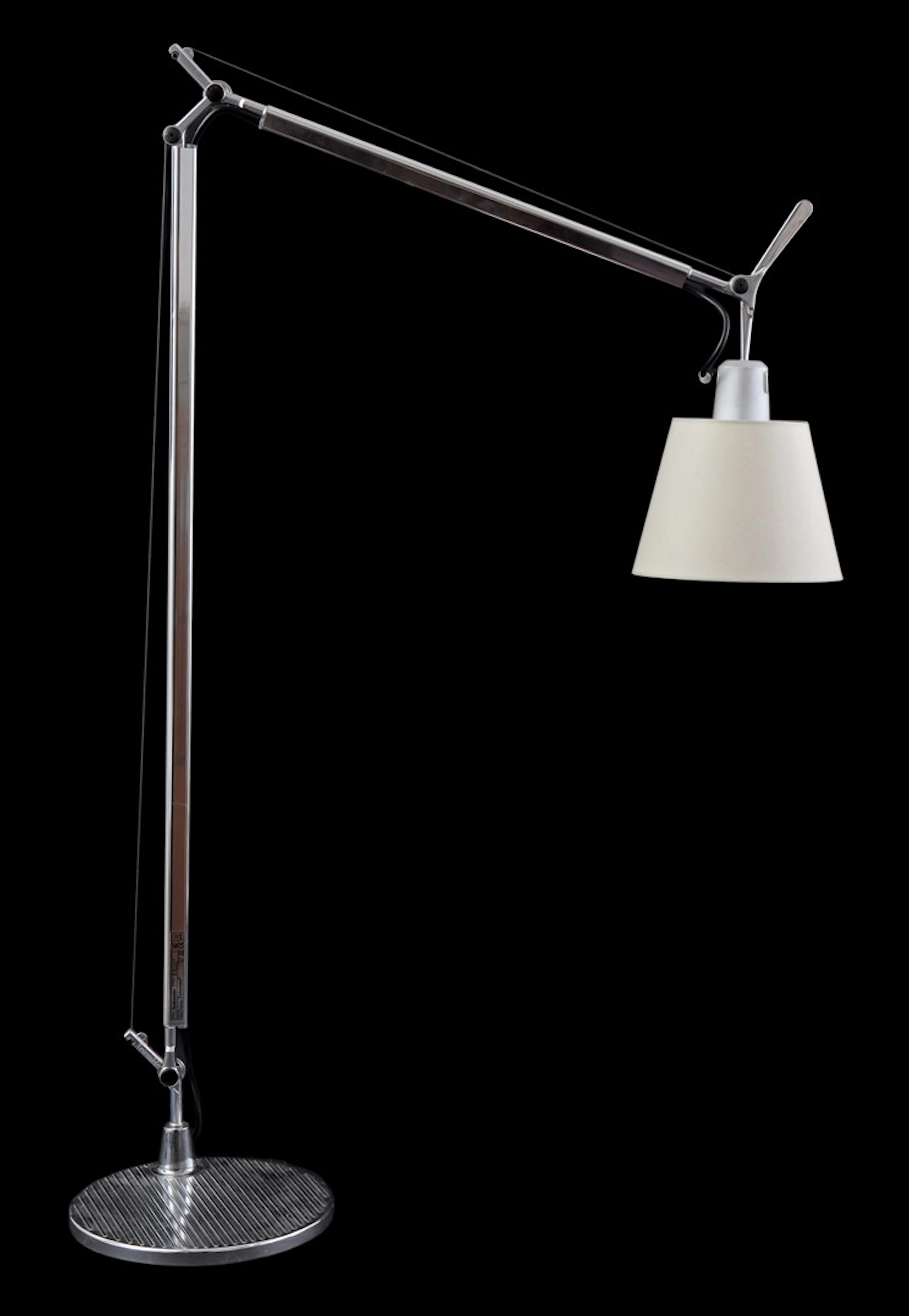 Metalen en aluminium verstelbare vloerlamp