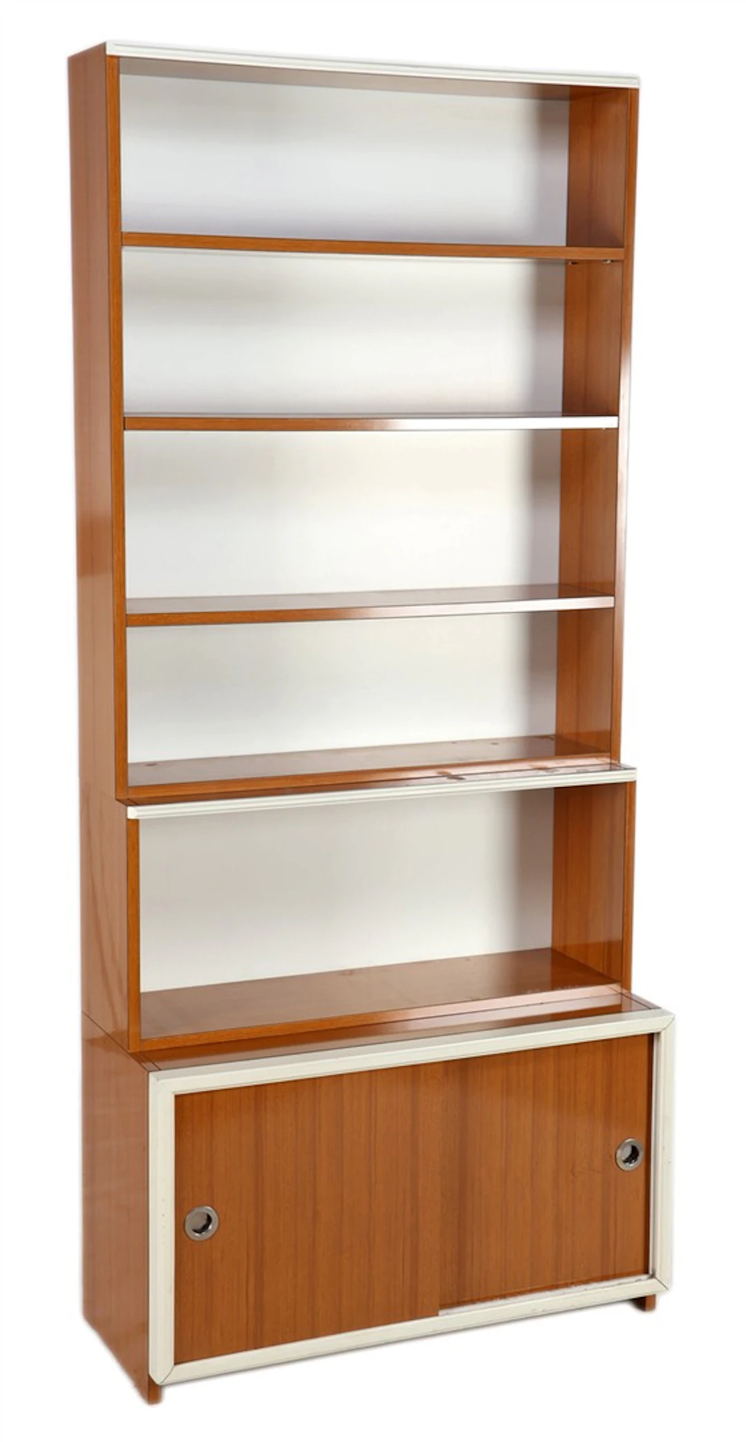 3-delige formica kast met schuifdeuren