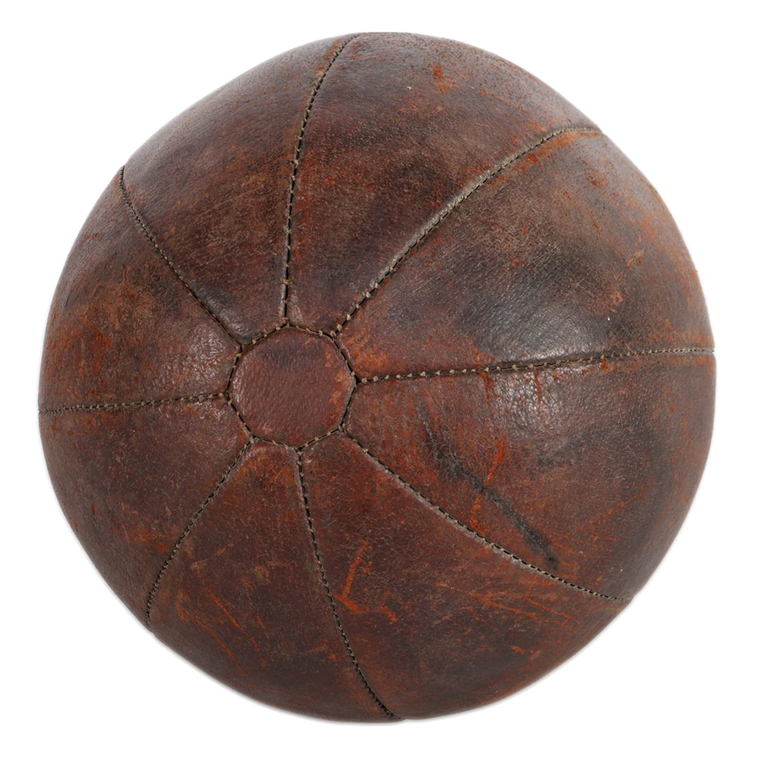 Lederen medicine ball