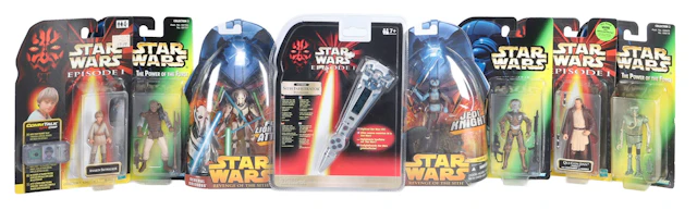 Verzameling van 8 sets Star Wars figuren van Kenner/Hasbro