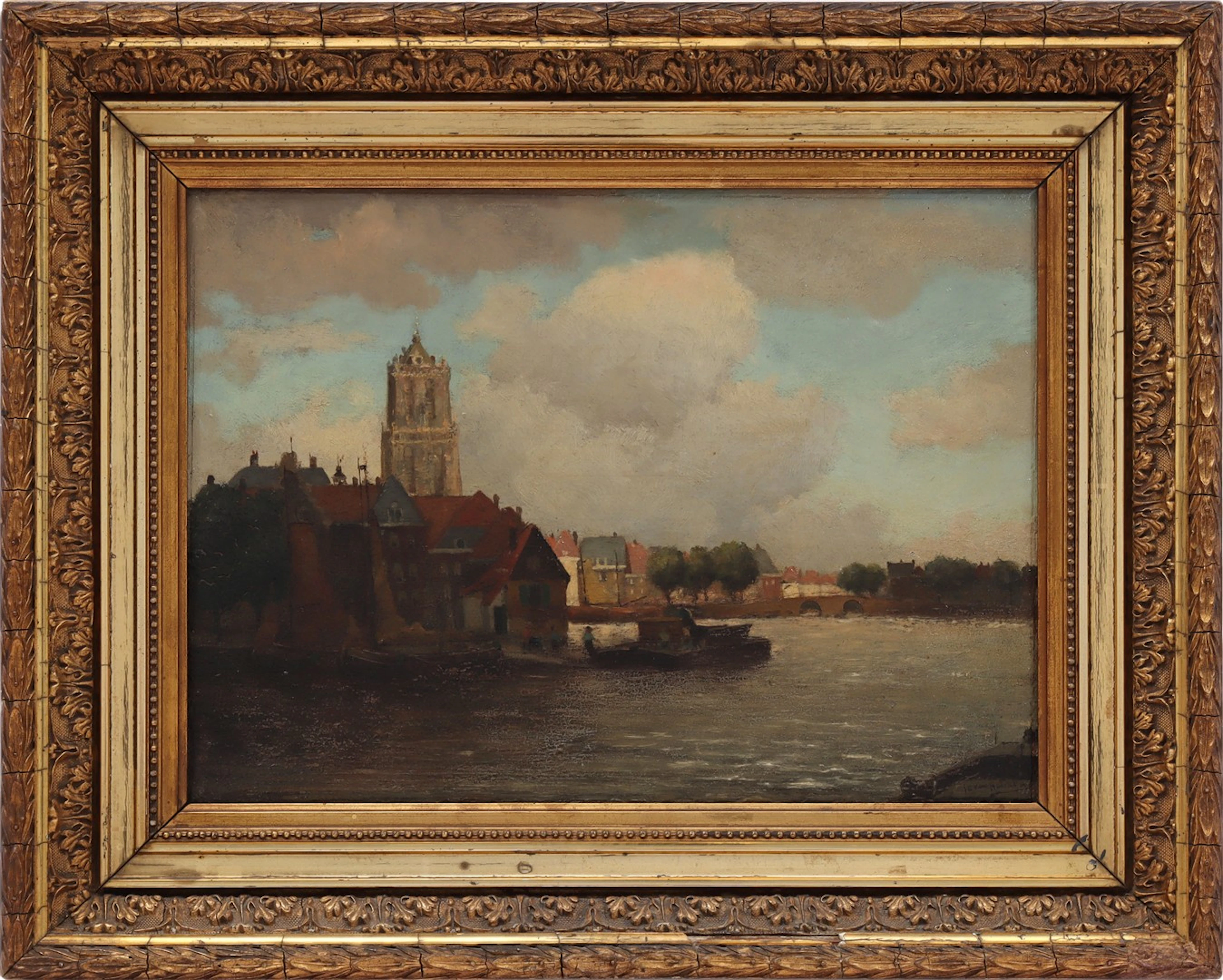 Stad aan rivier