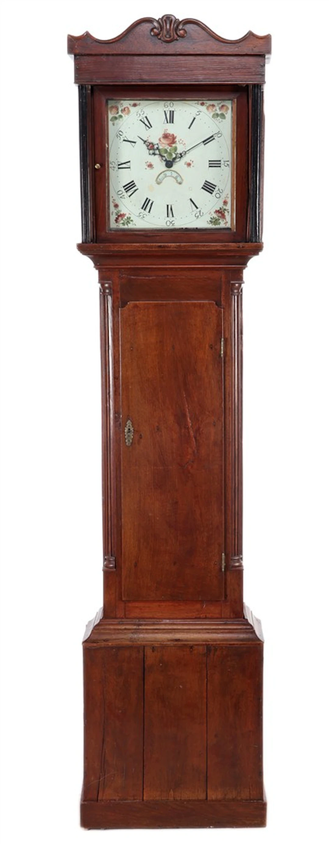 Staand horloge in een eiken kast