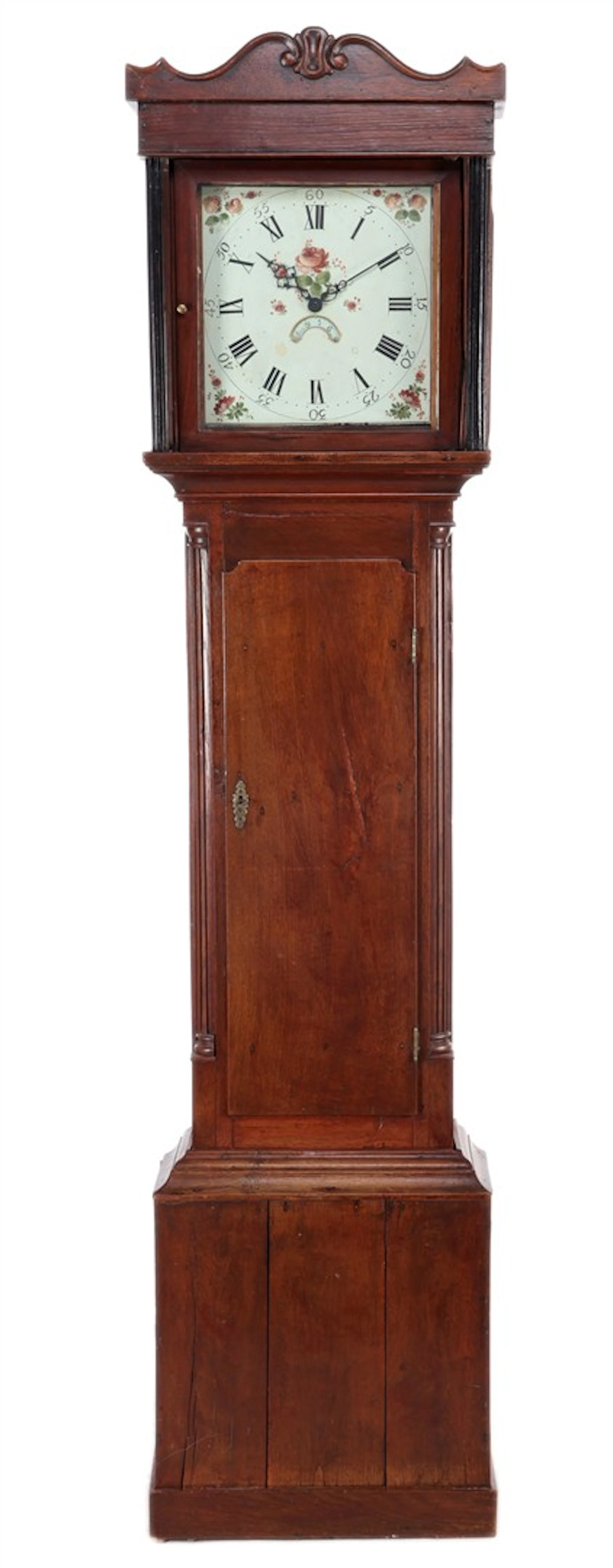 Staand horloge in een eiken kast