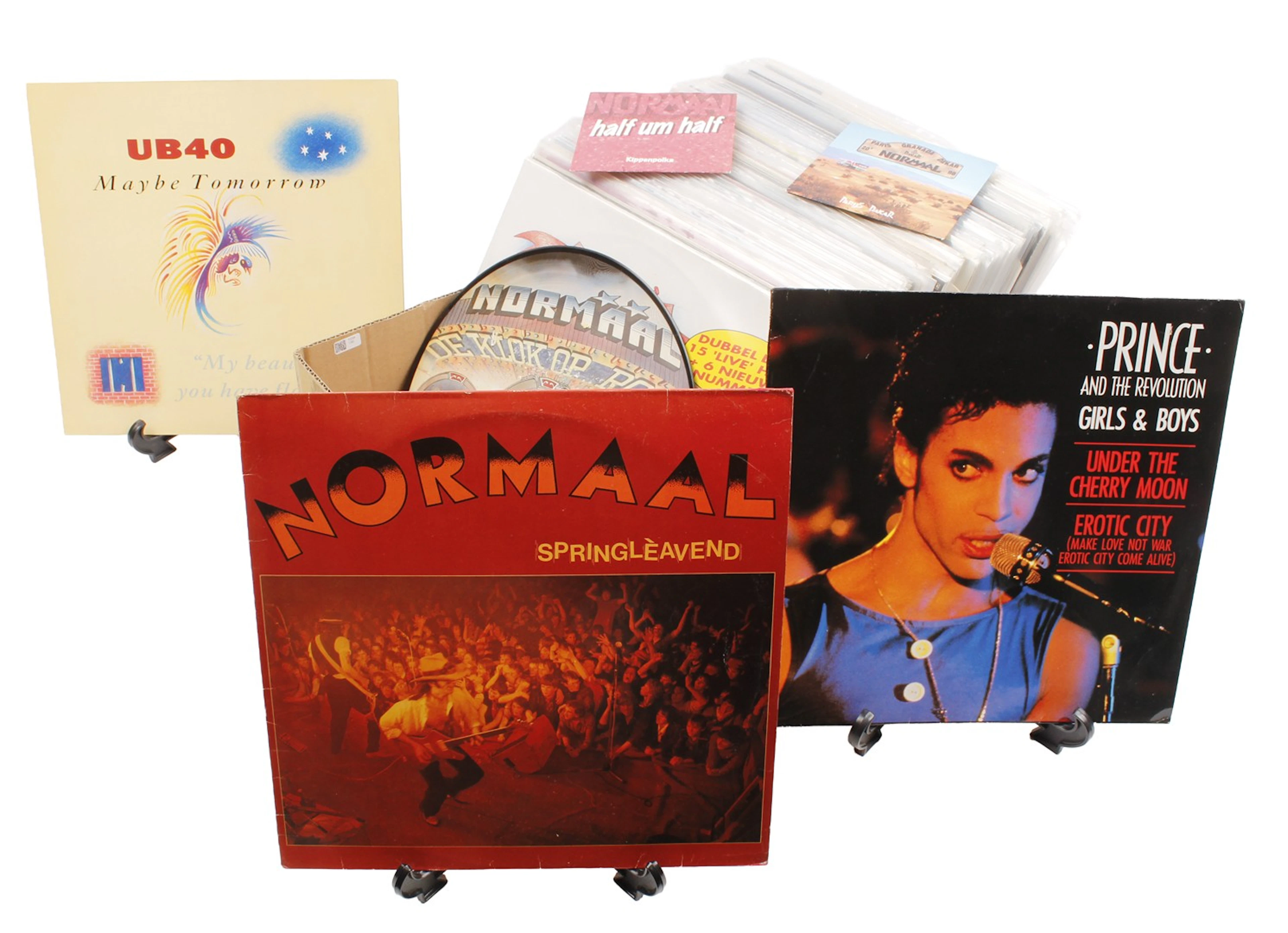 Doos diverse LP's waaronder Prince
