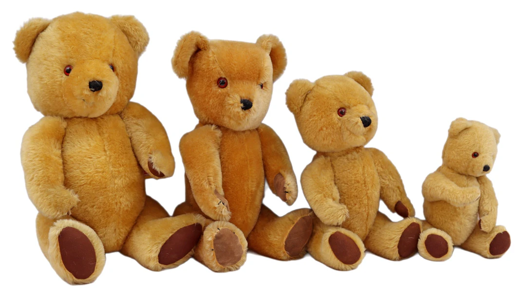 4 pluche beren