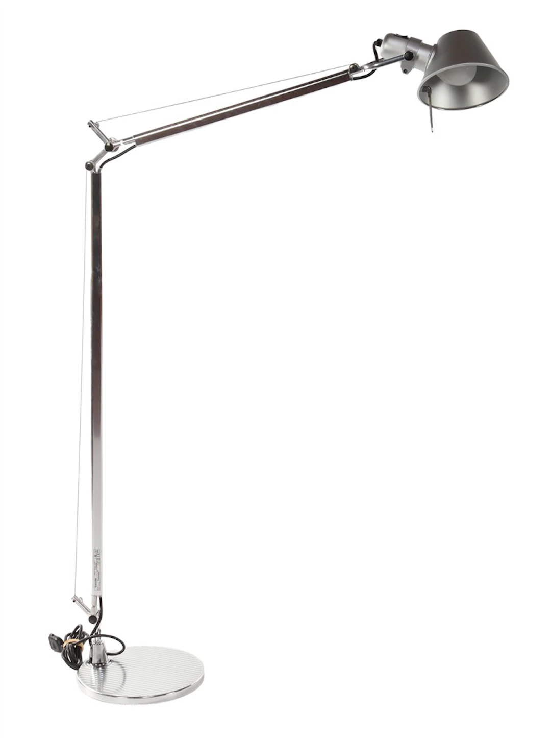 Metalen en aluminium verstelbare vloerlamp