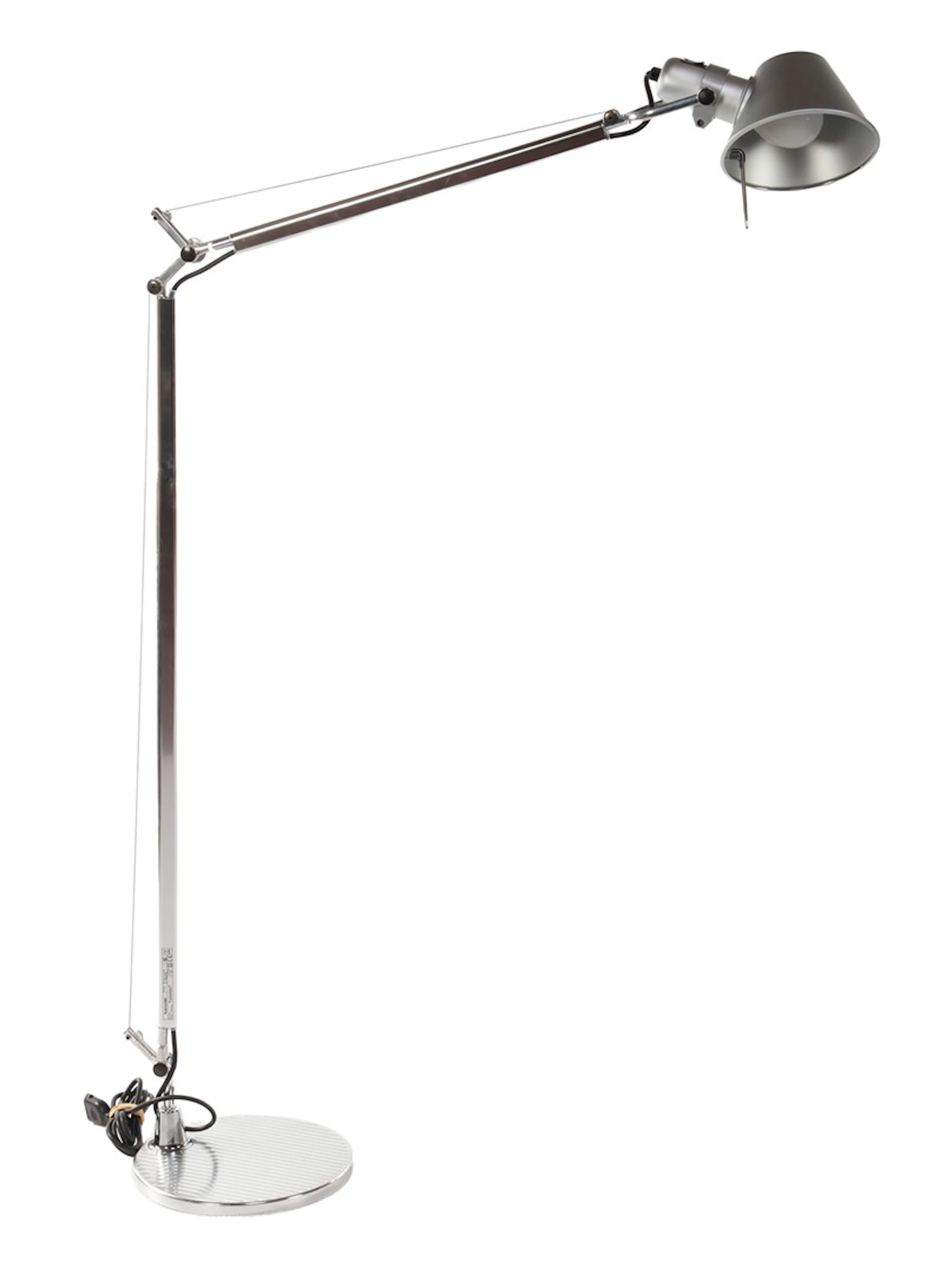 Metalen en aluminium verstelbare vloerlamp