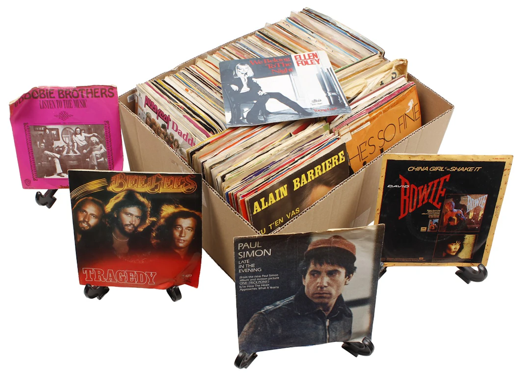 Doos diverse singles waaronder Paul Simon