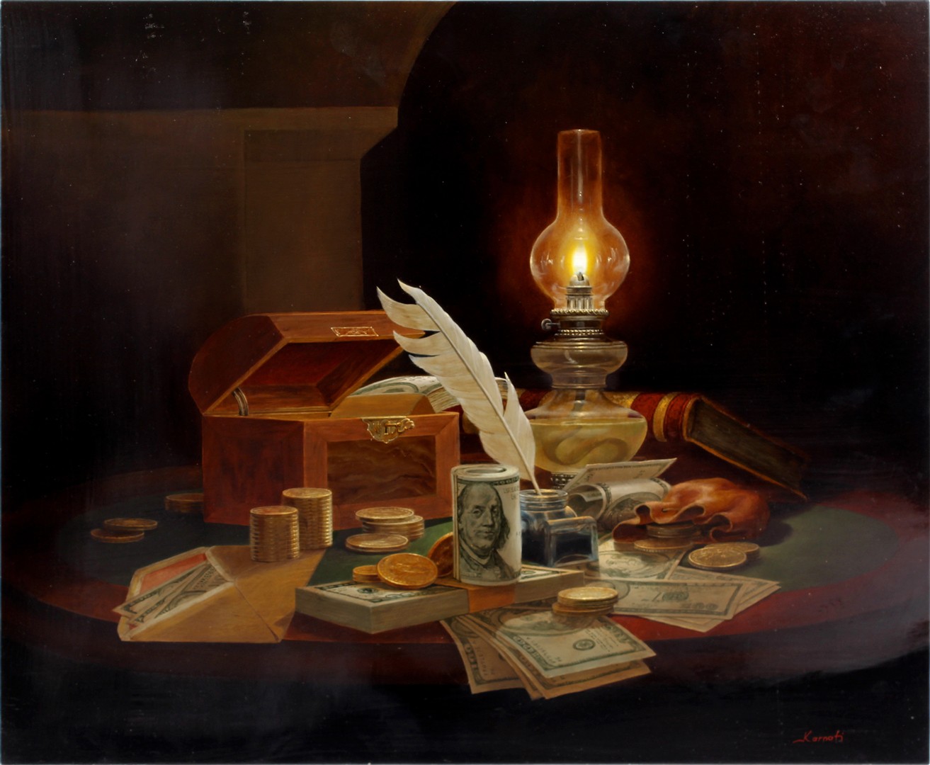 Stilleven van tafel