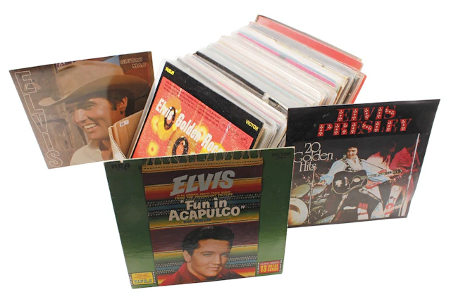 Doos Elvis Presley LP's waaronder Guitar Man