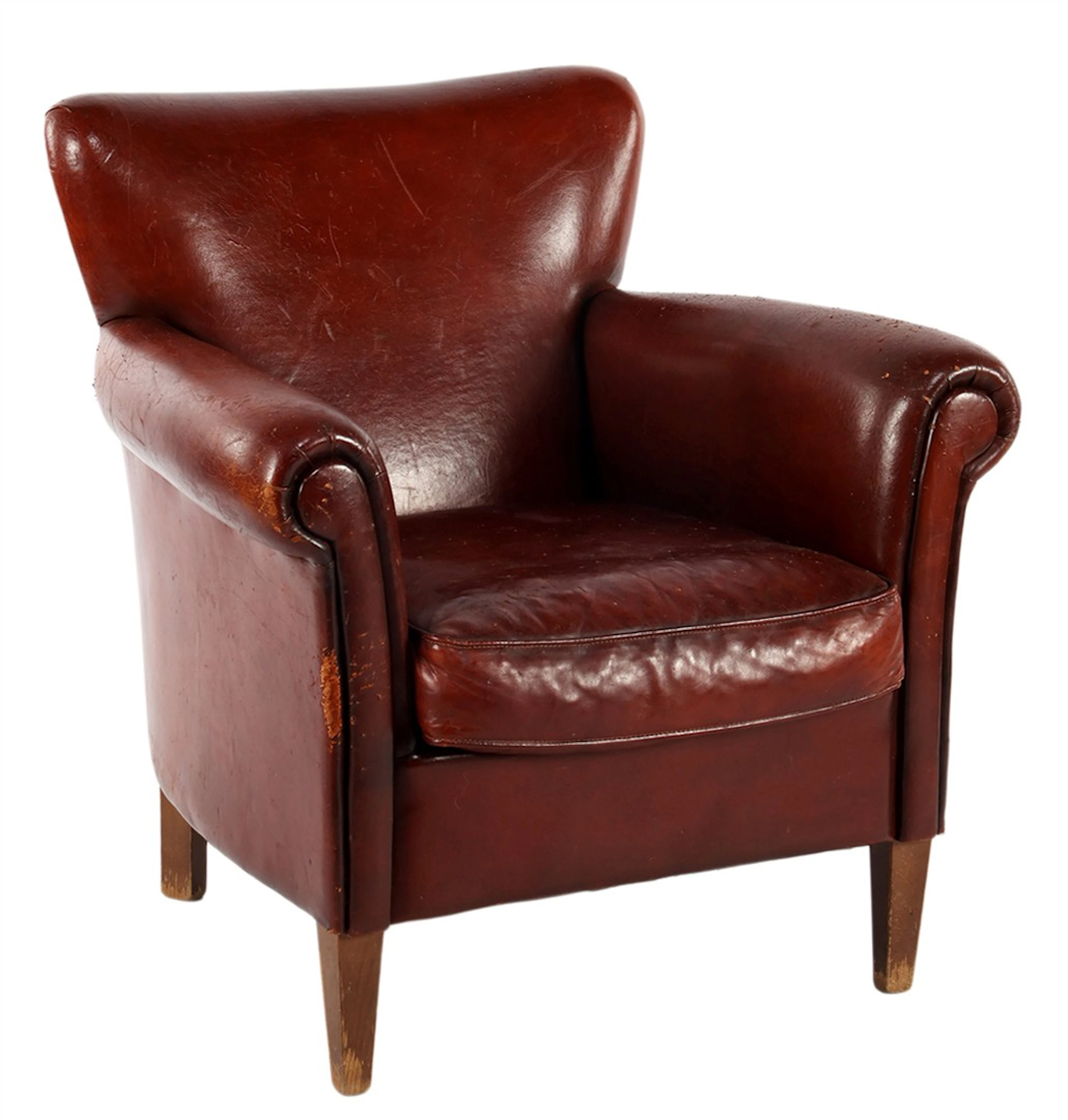 Lederen fauteuil