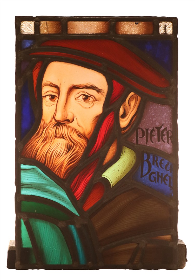 Glas in lood van Pieter Breughel