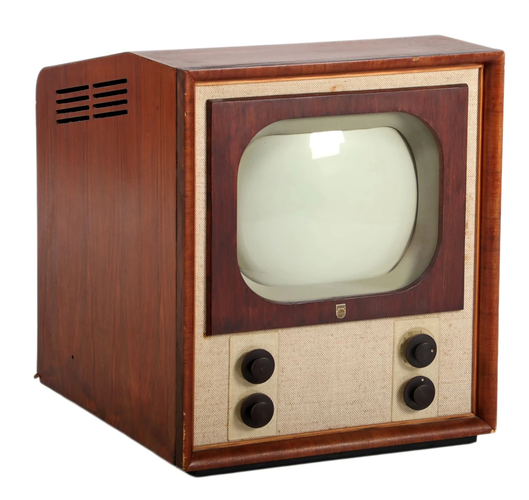 Philips TX500 U/04 televisie "Hondenhok" uit 1949 (werking onbekend)