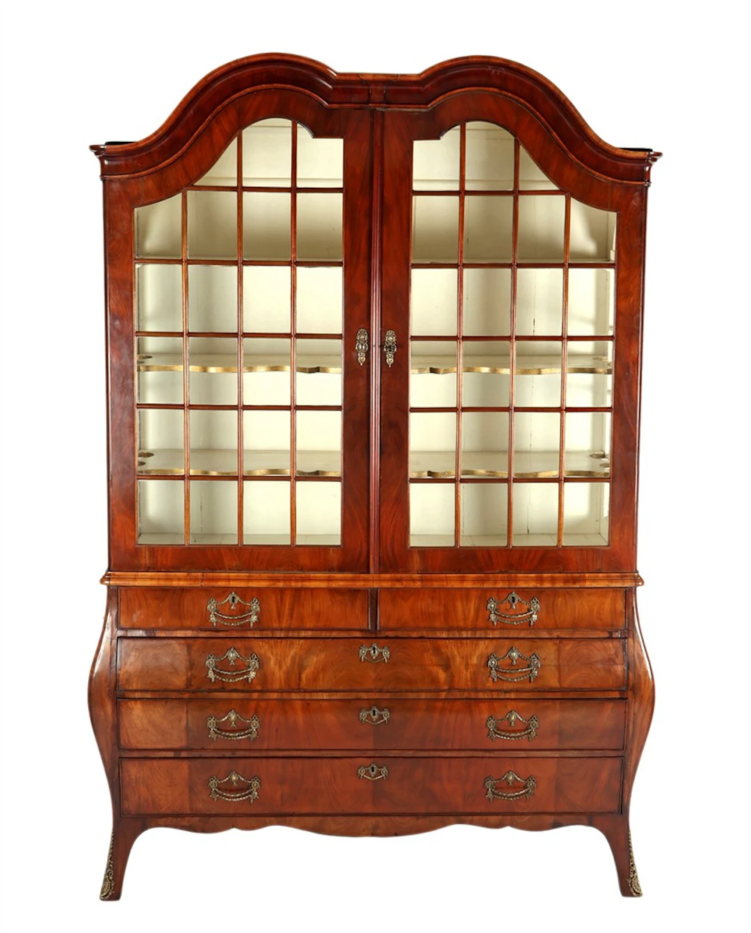 Transitieperiode Louis XV/Louis XVI mahoniefineer op...