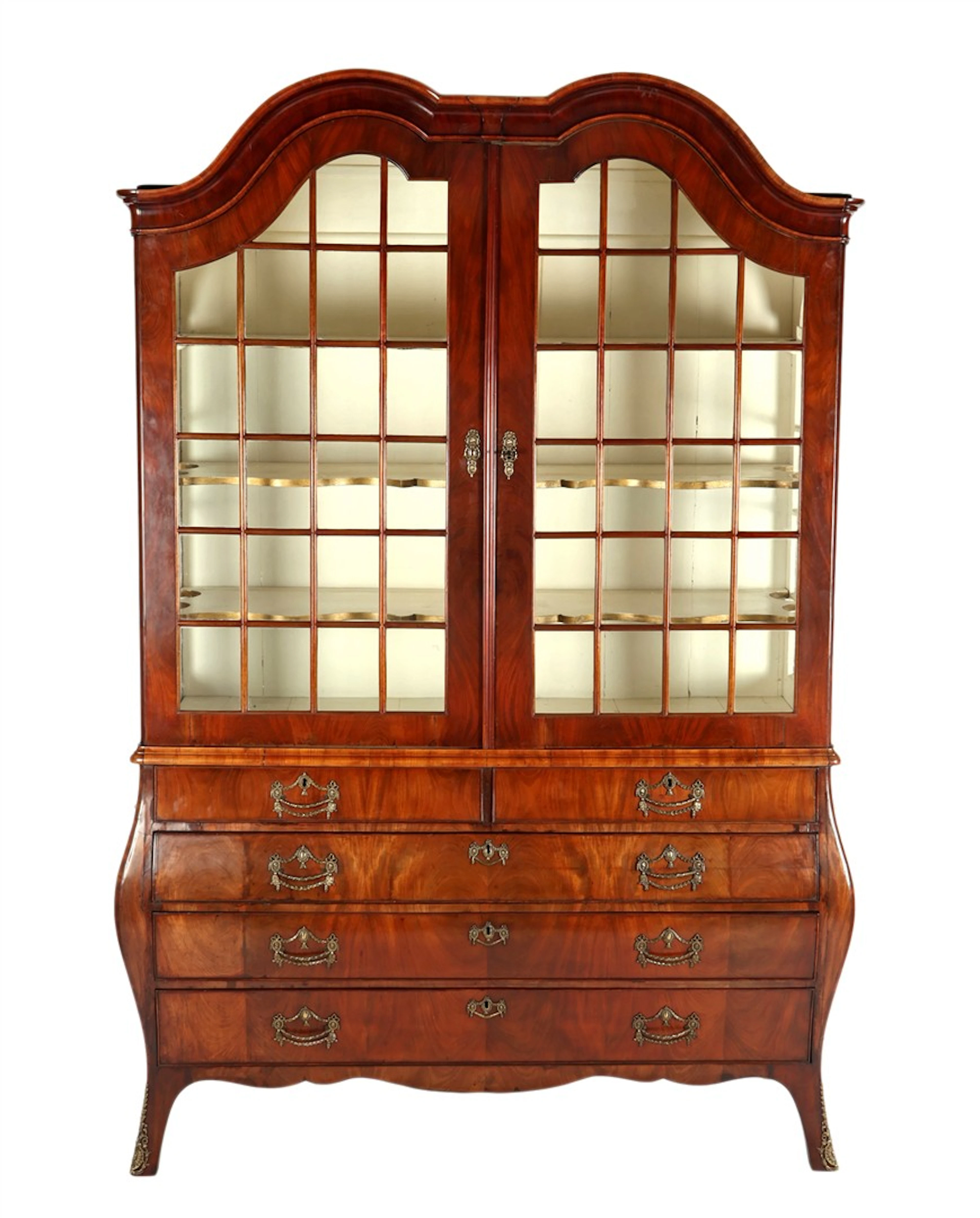 Transitieperiode Louis XV/Louis XVI mahoniefineer op...