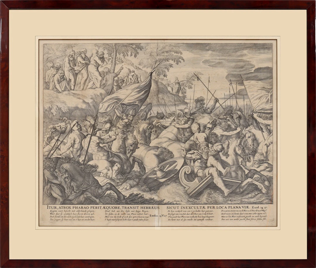 De tocht door de Schelfzee naar Exodus 14 vers 27