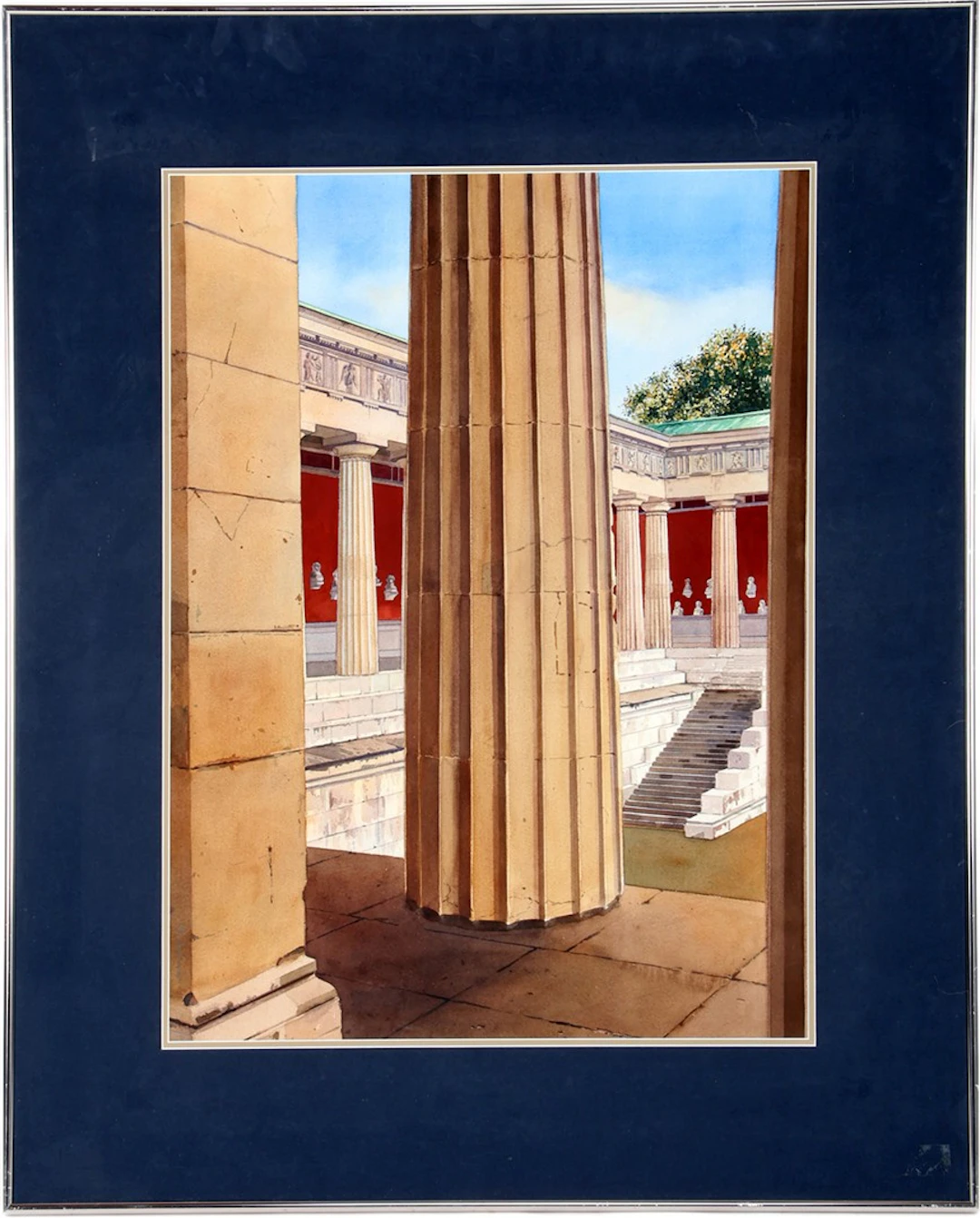 Compositie met zuilen getiteld Eregalerij