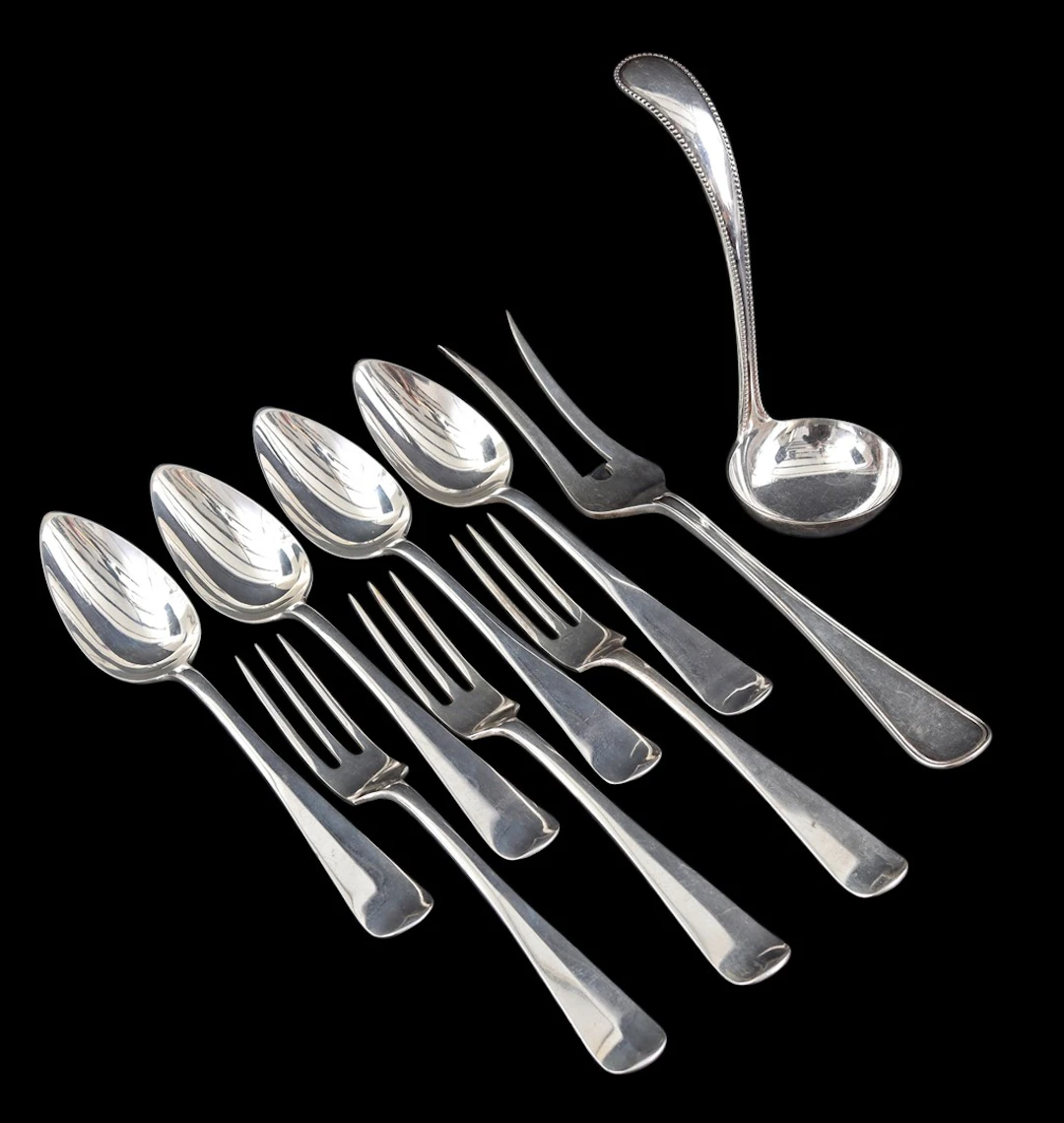 Kavel divers zilver