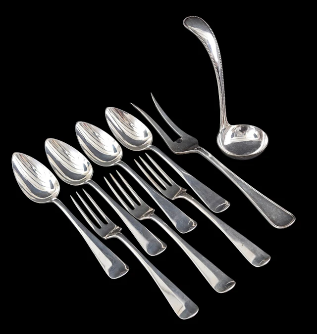 Kavel divers zilver