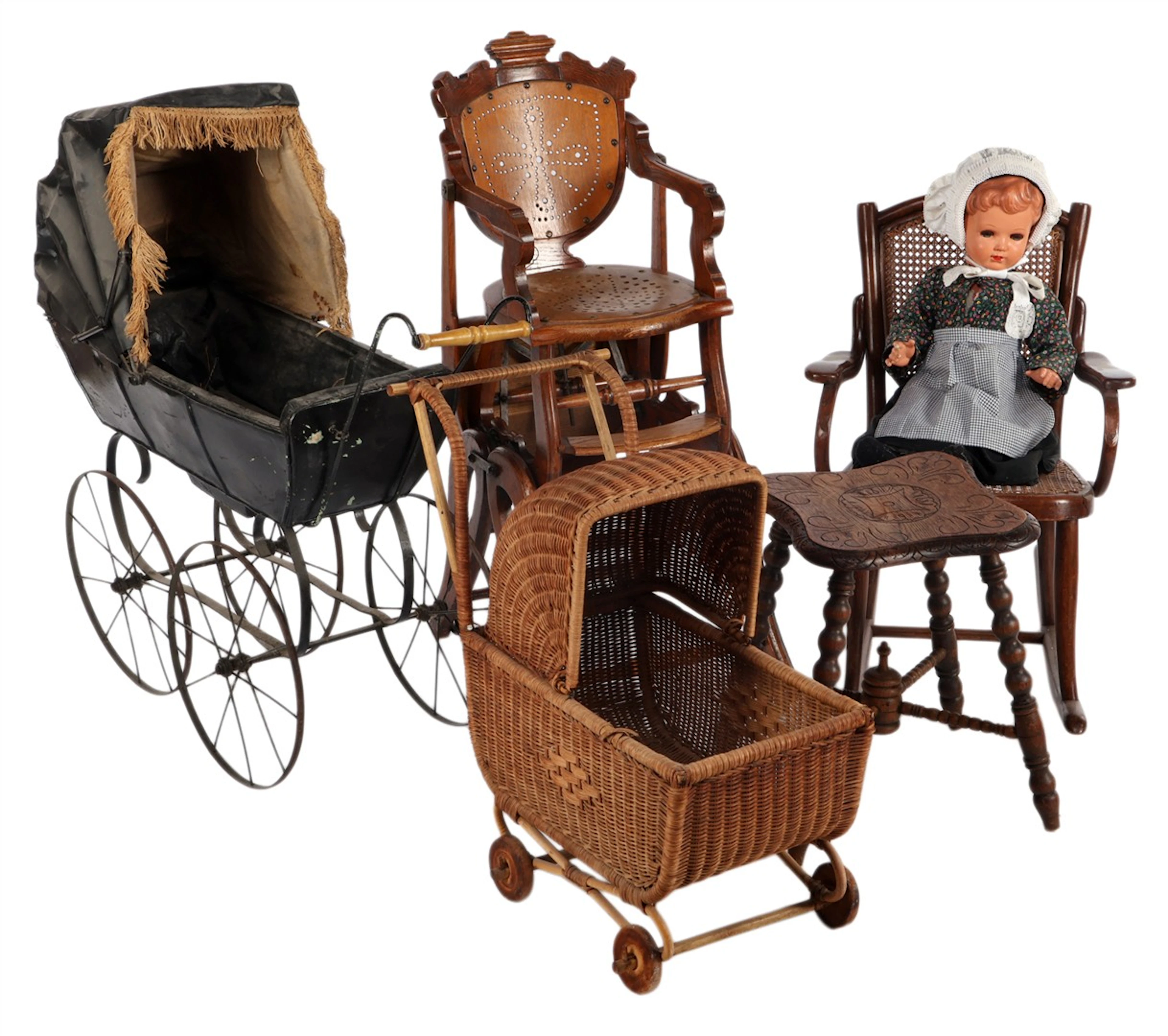 Kavel divers bestaande uit 2 kinderstoelen