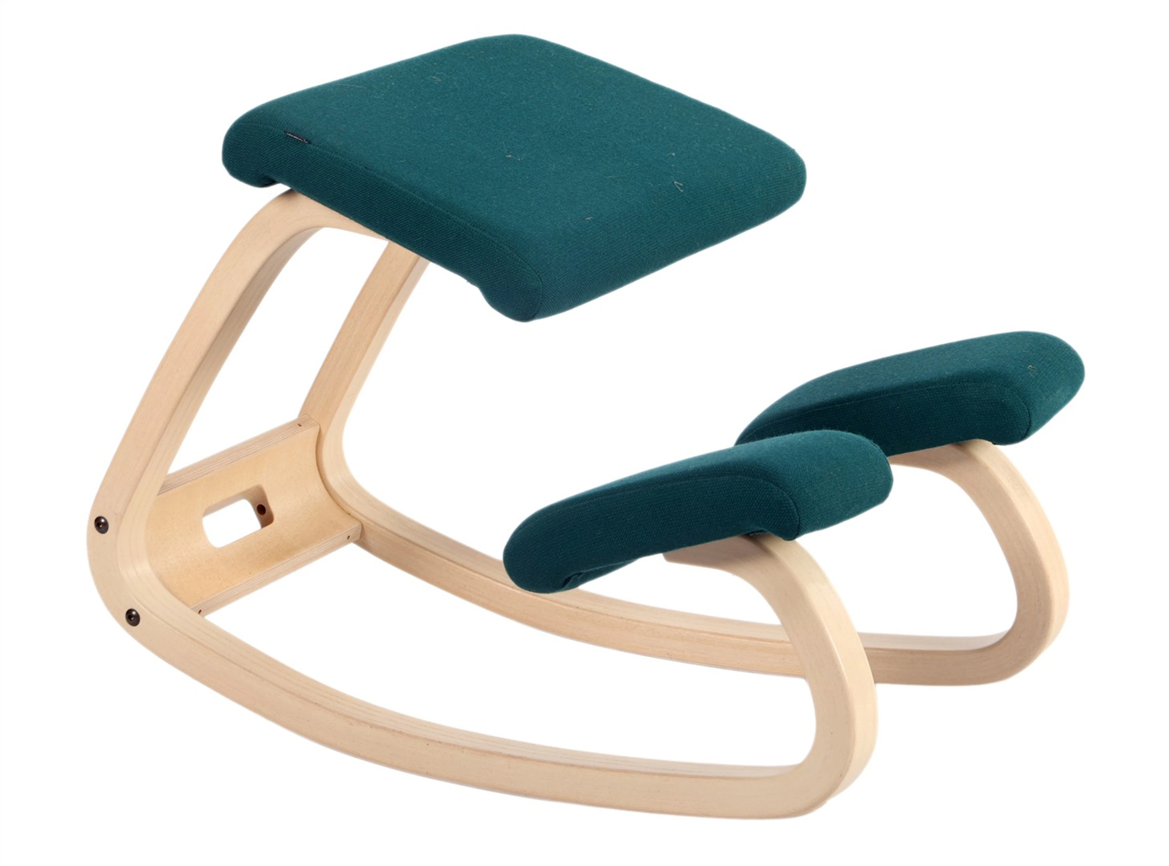 Groen gestoffeerde Varier ergonomische variabele balans kniestoel