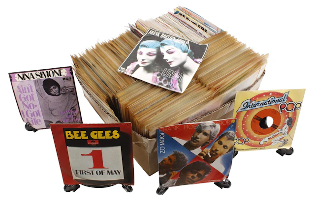 Doos diverse singles waaronder Nina Simone